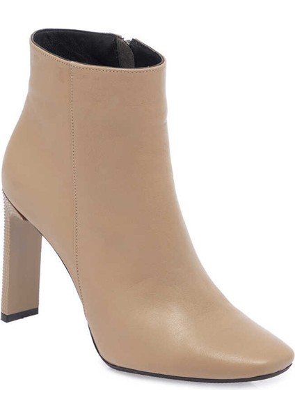 Vizon Hakiki Deri Kadın Klasik Bot - K23K1BT66935-A44