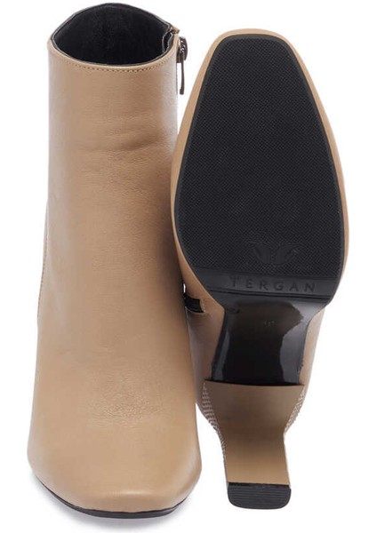 Vizon Hakiki Deri Kadın Klasik Bot - K23K1BT66935-A44