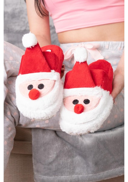 Noel Baba Yılbaşı Terliği Ev Pandufu Ev Terliği Misafir Terliği Noel Baba fiyatları