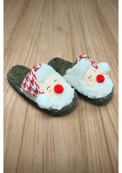 Noel Baba Yılbaşı Terliği Ev Pandufu Ev Terliği Misafir Terliği Noel Baba modelleri