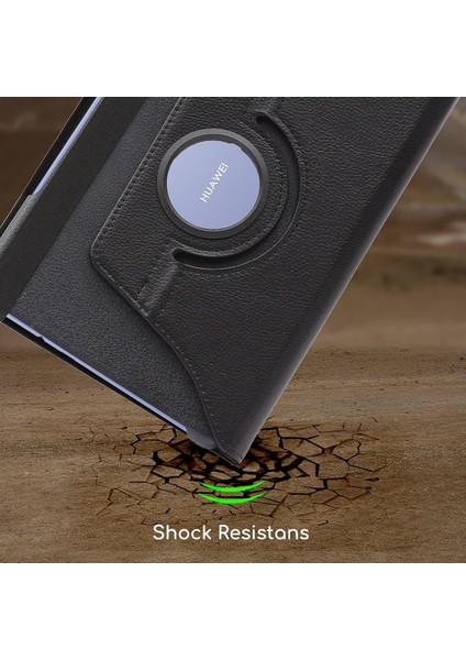 Huawei Honor Pad X8 10.1 Inç Kılıf Dönebilen 360 Tablet Kılıfı Standlı Pu Deri Elastik Kapaklı Smart Tam Korumalı Huawe Honor Pad X8 Lite Uyumlu modelleri