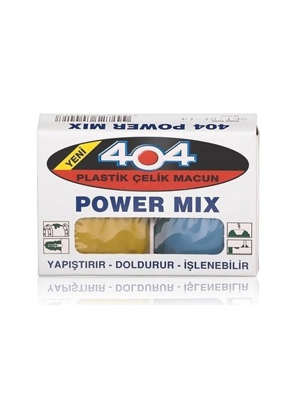 Powermix Plastik Çelik Macun Kaynak 40 gr