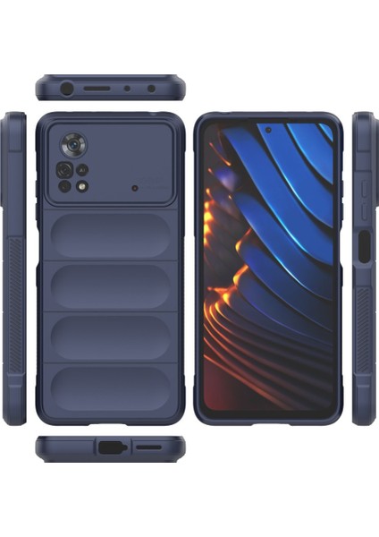 Xiaomi Poco X4 Pro 5g Kılıf Optimum Lens Çerçeveli Silikon Kapak