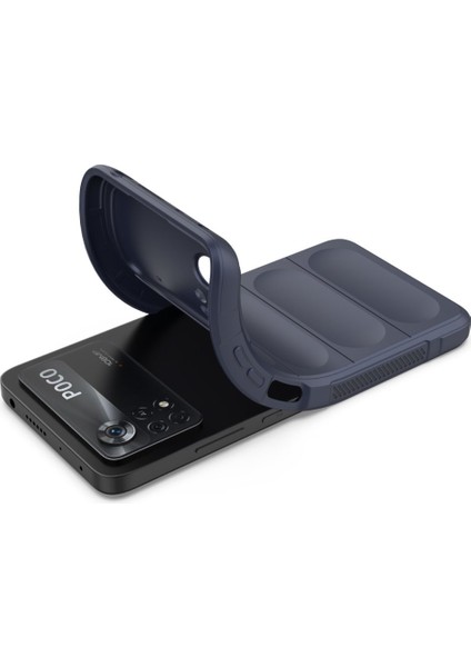 Xiaomi Poco X4 Pro 5g Kılıf Optimum Lens Çerçeveli Silikon Kapak
