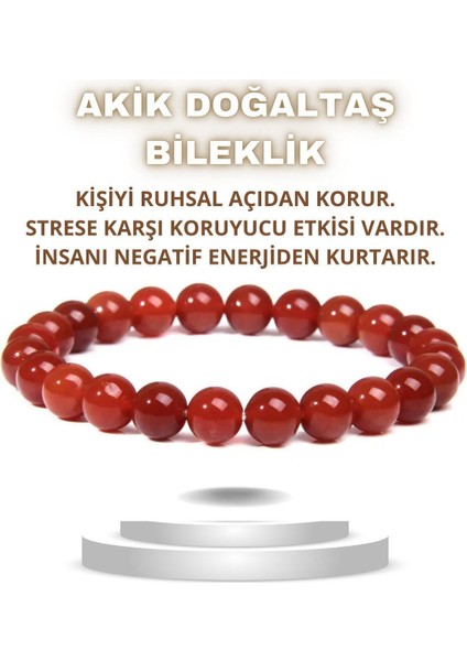 Kırmızı Jasper Doğal Taş Bilekliklerle Tarzınızı Yansıtın