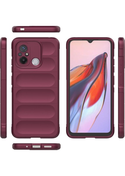 Xiaomi Redmi 12C Kılıf Optimum Lens Çerçeveli Silikon Kapak