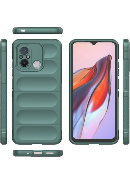 Xiaomi Redmi 12C Kılıf Optimum Lens Çerçeveli Silikon Kapak