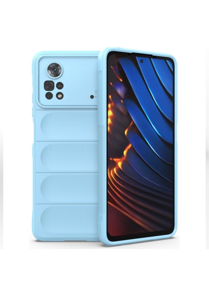 Xiaomi Poco X4 Pro 5g Kılıf Optimum Lens Çerçeveli Silikon Kapak