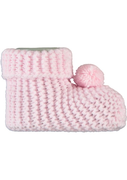 Bebek Triko Patik 0-6 Ay Pembe