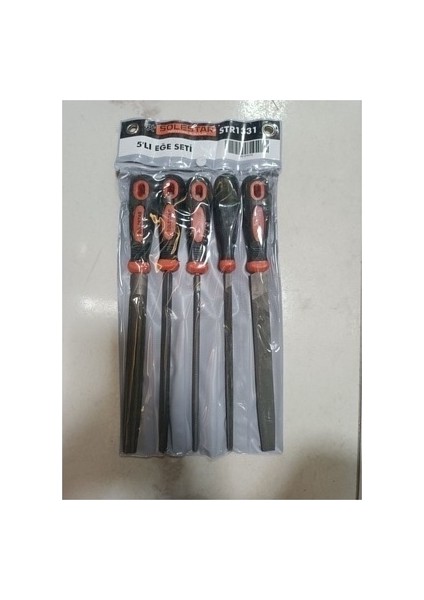 Eğe Seti 5 Li Üçgen Yuvarlak Kare Düz Yassı 30 cm