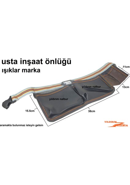 Usta Önlüğü Tokalı Kemer Çivi Önlük Inşaat Önlük Ustala Özel Işıklar fiyatları