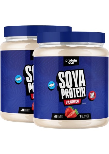 SOYA PROTEİN Çilek - 400g x 2 Adet