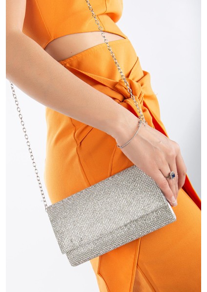 Ramona Taşlı Abiye Portföy Clutch Çanta Gece Çantası Zincir Askılı fiyatları