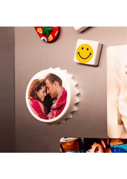 Fotoğraf Baskılı Kişiye Özel Kapak Görünümlü Magnet Açacak