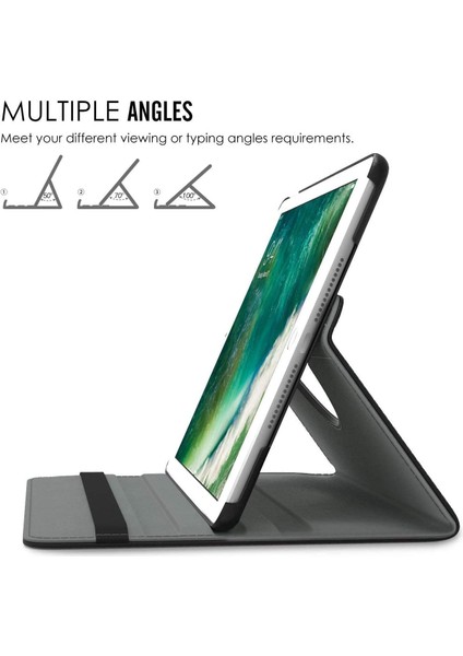 Lenovo Tab M10 3. Nesil TB328FU Kılıf Dönebilen 360 Tablet Kılıfı Standlı Pu Deri Elastik Kapaklı Smart Tam Korumalı 328FU 10.1 Uyumlu
