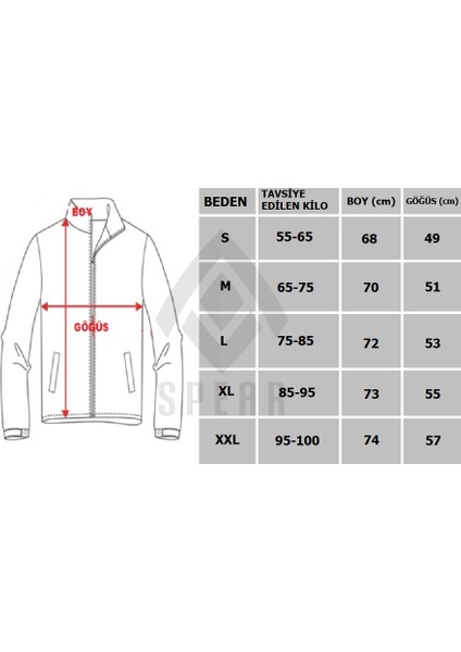 Dik Yaka Tam Fermuarlı Cepli Mont Polar Üst fırsatları