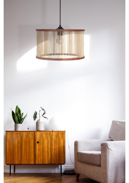 Rustik Serisi Ottoman Bambu Sarkıt Avize 35CM fiyatları