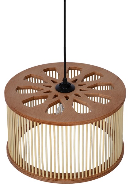 Rustik Serisi Ottoman Bambu Sarkıt Avize 35CM fırsatları