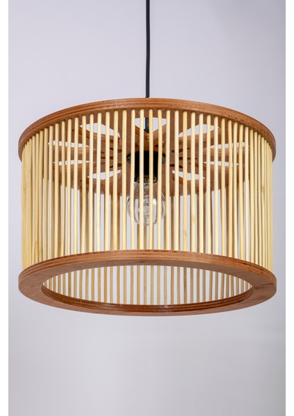 Rustik Serisi Ottoman Bambu Sarkıt Avize 35CM indirimleri