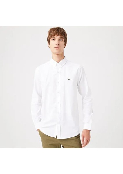 Erkek Slim Fit Oxford Gömlek