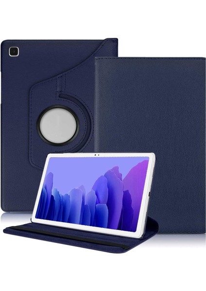 Samsung Galaxy Tab A7 Lite 8.7 Inç Kılıf Dönebilen 360 Tablet Kılıfı Standlı Pu Deri Elastik Kapaklı Smart Tam Korumalı Akıllı Kapak SM-T220 T225 T227 Uyumlu