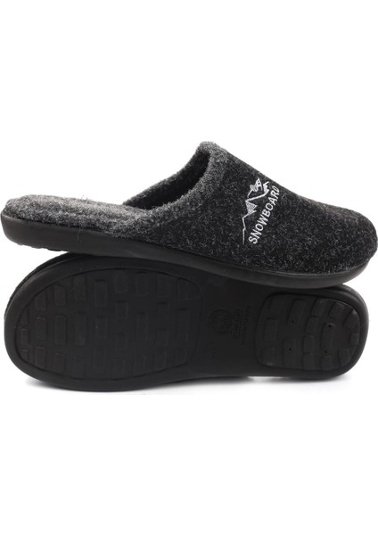 15337 Erkek Kışlık Çıkarılabilir Keçe Taban Ev Halı Terliği indirimleri