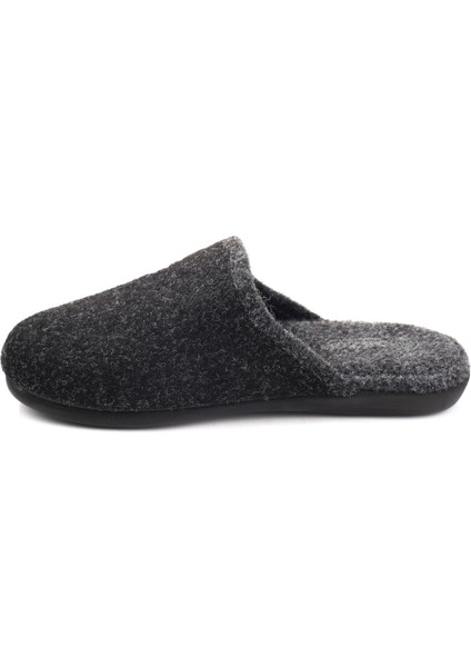 15337 Erkek Kışlık Çıkarılabilir Keçe Taban Ev Halı Terliği modelleri