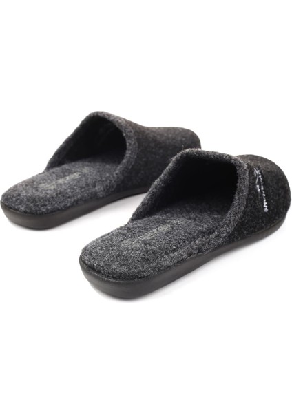 15337 Erkek Kışlık Çıkarılabilir Keçe Taban Ev Halı Terliği fırsatları