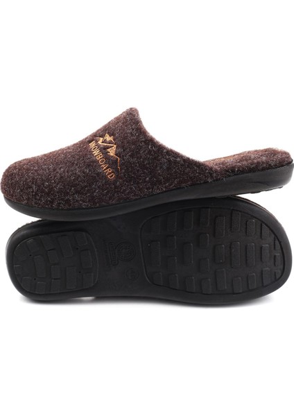 15337 Erkek Kışlık Çıkarılabilir Keçe Taban Ev Halı Terliği indirimleri