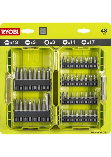 Ryobı 48 Parça Uç Seti ( RAK48SSD)