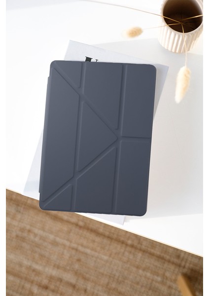 Galaxy X510 Tab S9 Fe 11 Inç Uyumlu Fuchsia Kalemlikli Mars Tablet Kılıfı