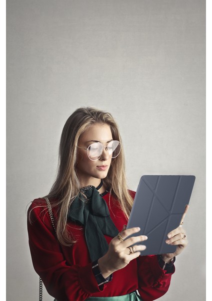 Galaxy X510 Tab S9 Fe 11 Inç Uyumlu Fuchsia Kalemlikli Mars Tablet Kılıfı