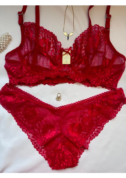 Style Kırmızı Bralet Takımı