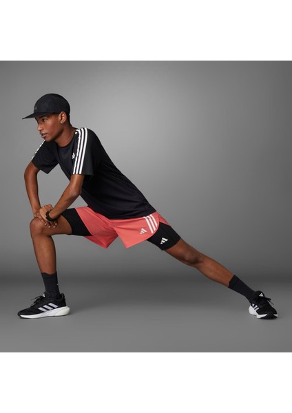 Own The Run 3-Stripes Erkek Tişört