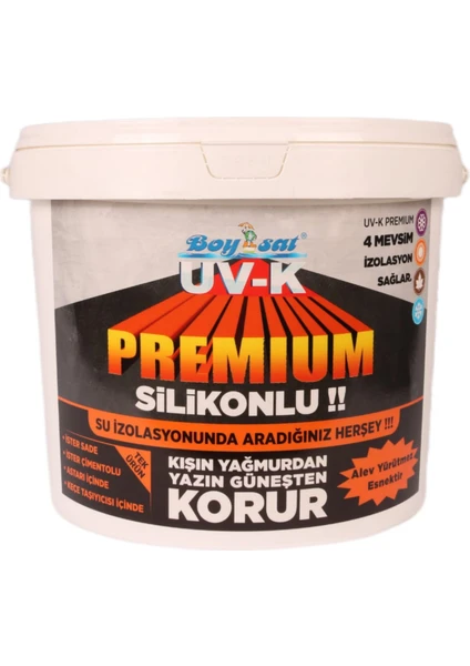 Uv-K  Premium Silikonlu Su Izolasyon Boyası 3 Kg.