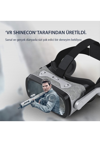 Shinecon SC-G07E 3D Sanal Gerçeklik Gözlüğü - Siyah 277097