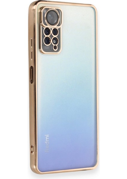 Xiaomi Redmi Note 11 Pro Kılıf Razer Lensli Silikon - Gold