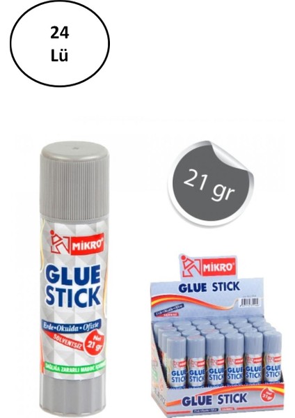 Mikro Power GS21 21 Gram Stick Yapıştırıcı 24'lü