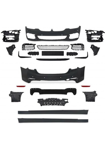 Bmw g30 m sport body kit tampon seti taiwan 2017 / 2020