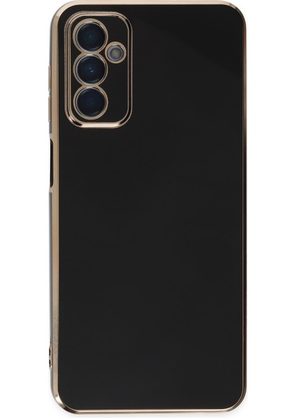 Samsung Galaxy A04S Kılıf Volet Silikon - Siyah