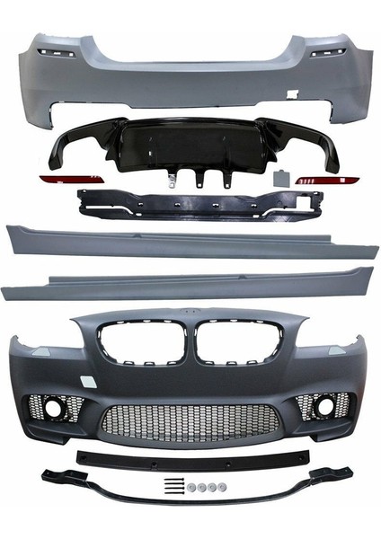 Bmw f10 lci body kit tampon seti m-tech taiwan goodgo 2013 / 2016