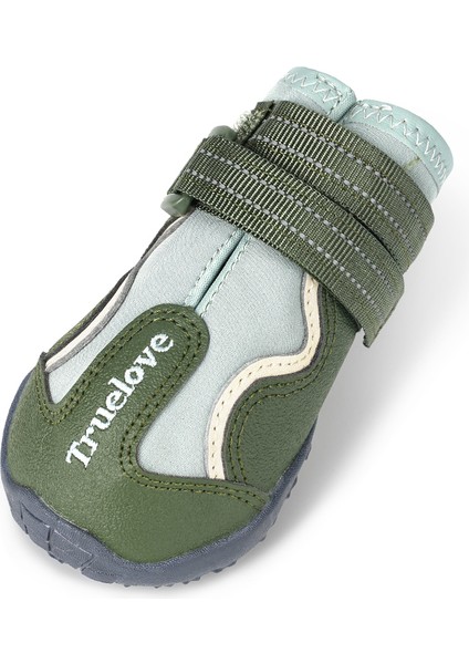 Suya Dayanıklı Nefes Alabilen Yeşil Köpek Ayakkabısı