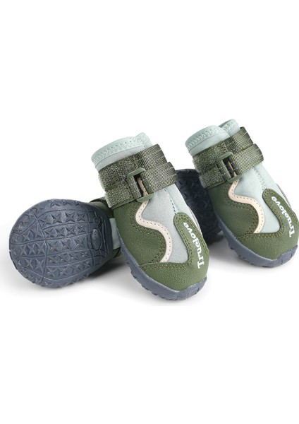 Suya Dayanıklı Nefes Alabilen Yeşil Köpek Ayakkabısı fiyatları