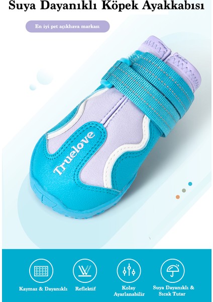 Suya Dayanıklı Nefes Alabilen Yeşil Köpek Ayakkabısı fırsatları