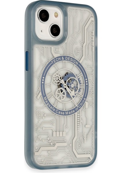 Iphone 14 Kılıf Magic Magneticsafe Silikon - Sierra Blue 277097