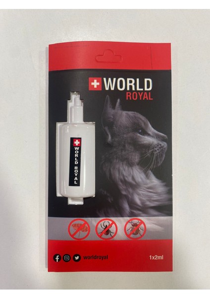 Bluepet World Royal Kedi Ic Dıs Parazıt Damlası 2 Si Bir Arada