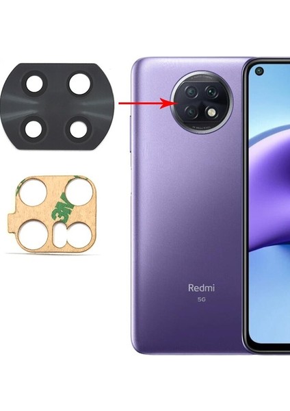 Xiaomi Redmi Note 9t Uyumlu Kamera Lensi Camı M2007J22G fiyatları