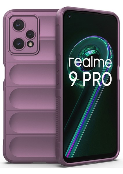 Realme 9 Pro 5g Kılıf Optimum Silikon - Mor