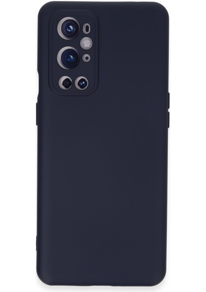 One Plus 9 Pro Kılıf Nano Içi Kadife Silikon - Lacivert