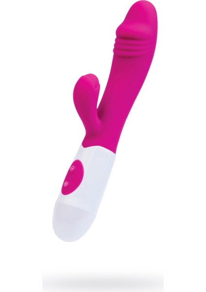 By Toyfa  Area Klitoral Uyarıcı Vibratör, Silikon, Pembe, 19,5 cm